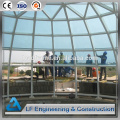 Instalação rápida Estrutura de armação de vidro de armação de aço leve Estrutura da cúpula